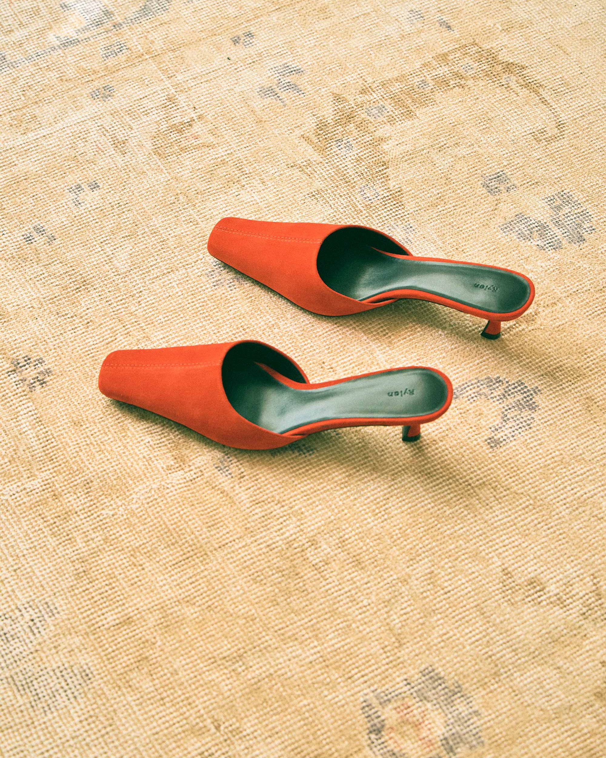 Rylan Ella Red Suede Heel by Brooke Testoni