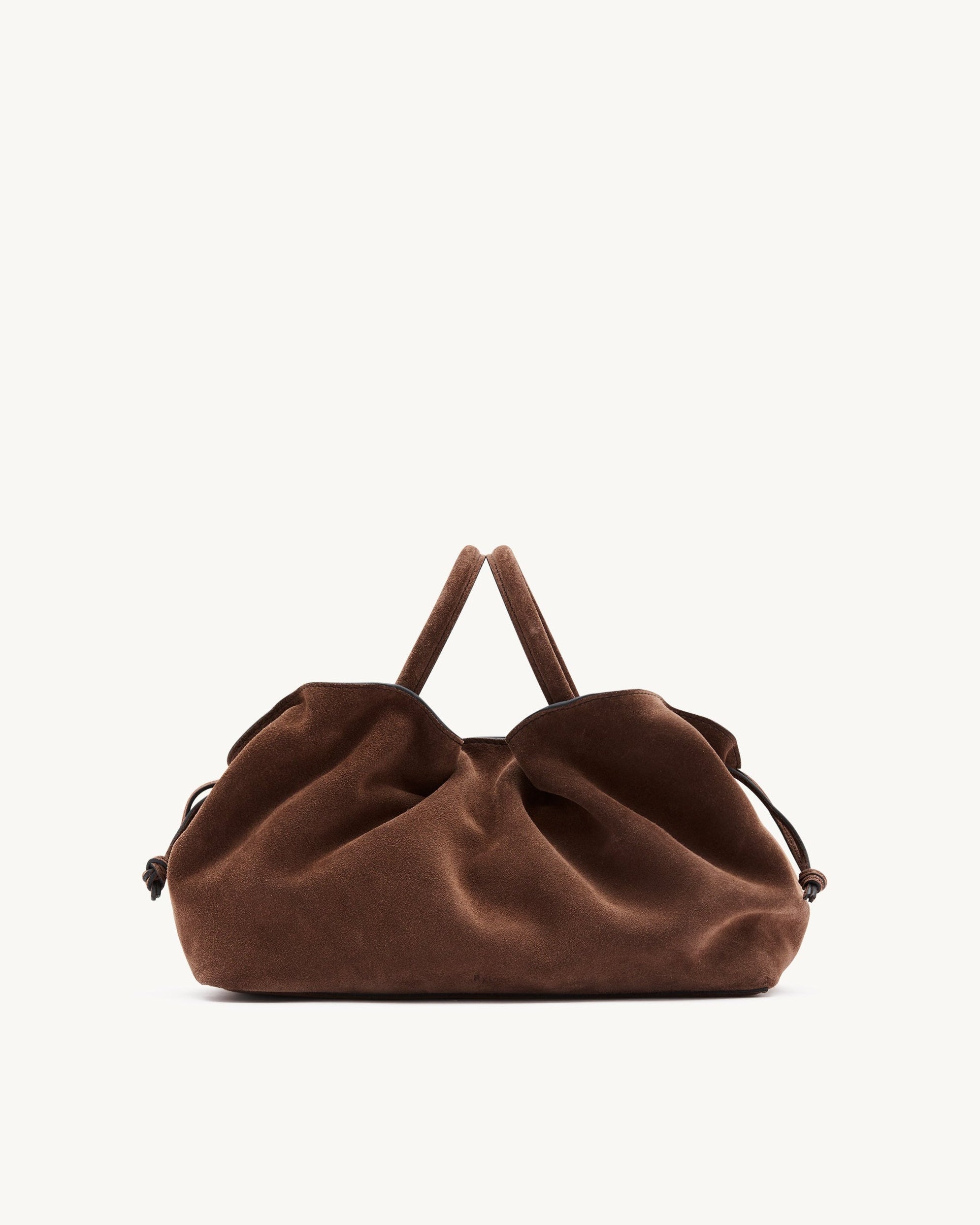 Rylan Mila Brown Suede Medium Tote by Brooke Testoni