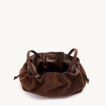 Rylan Mila Brown Suede Medium Tote by Brooke Testoni