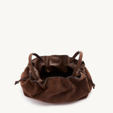 Rylan Mila Brown Suede Medium Tote by Brooke Testoni