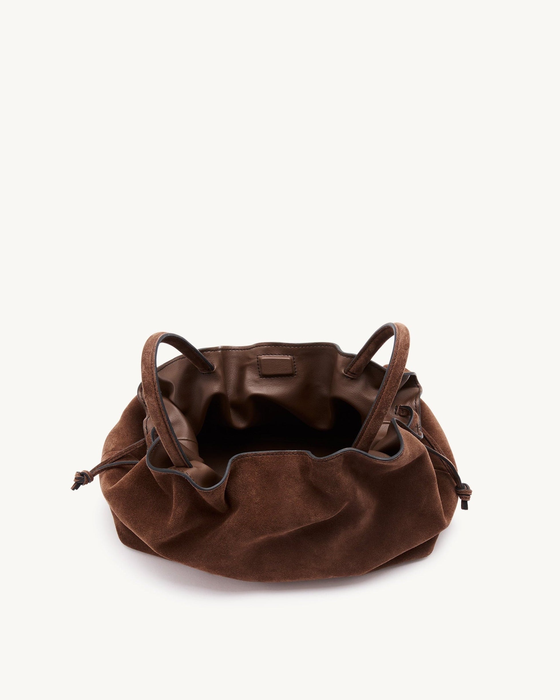 Rylan Mila Brown Suede Medium Tote by Brooke Testoni