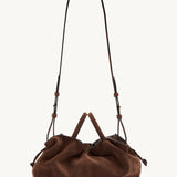 Rylan Mila Brown Suede Medium Tote by Brooke Testoni