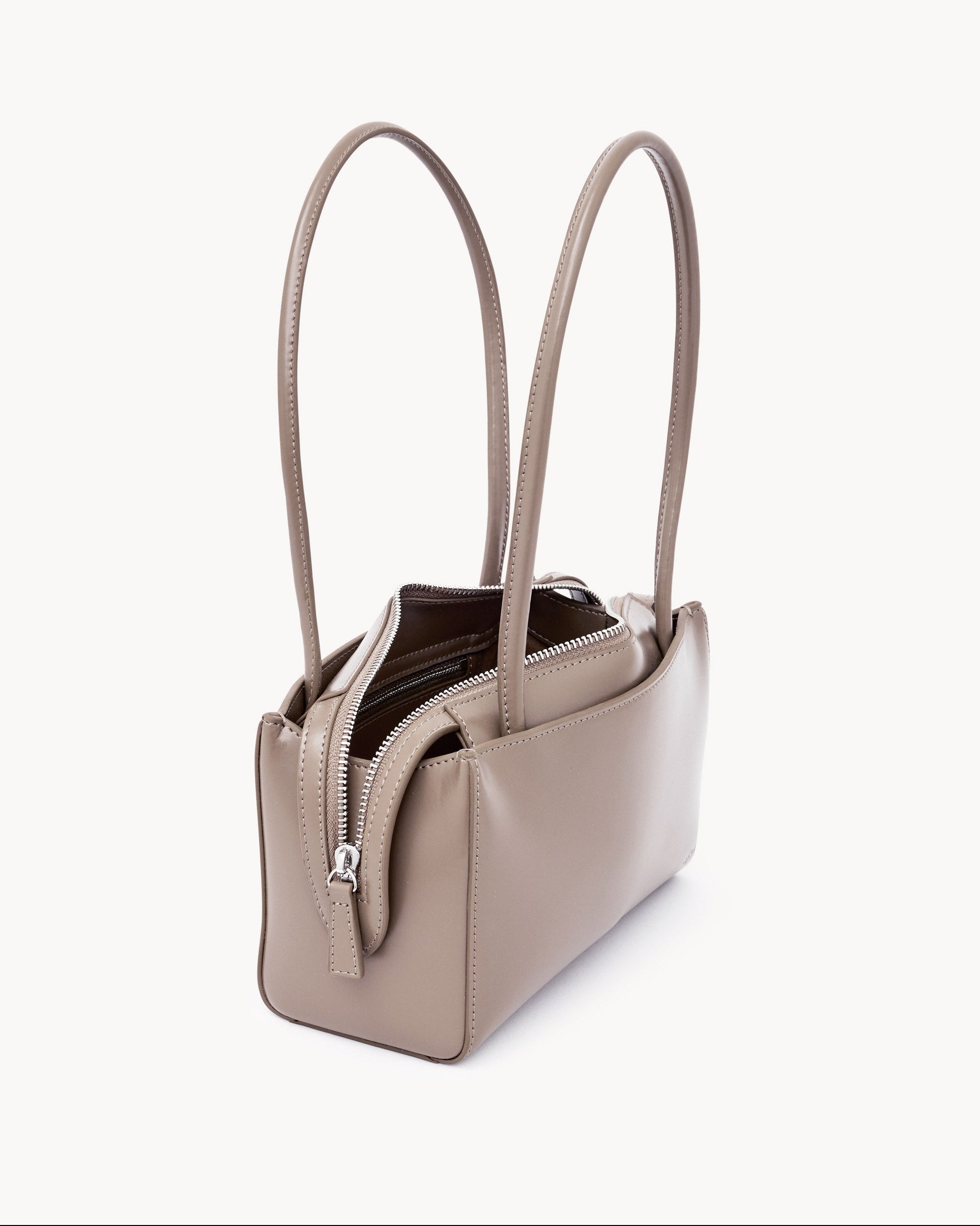 Rylan Phoebe Taupe Small Bag by Brooke Testoni