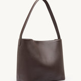 Rylan Tori Dark Brown Hobo Tote, Brooke Testoni