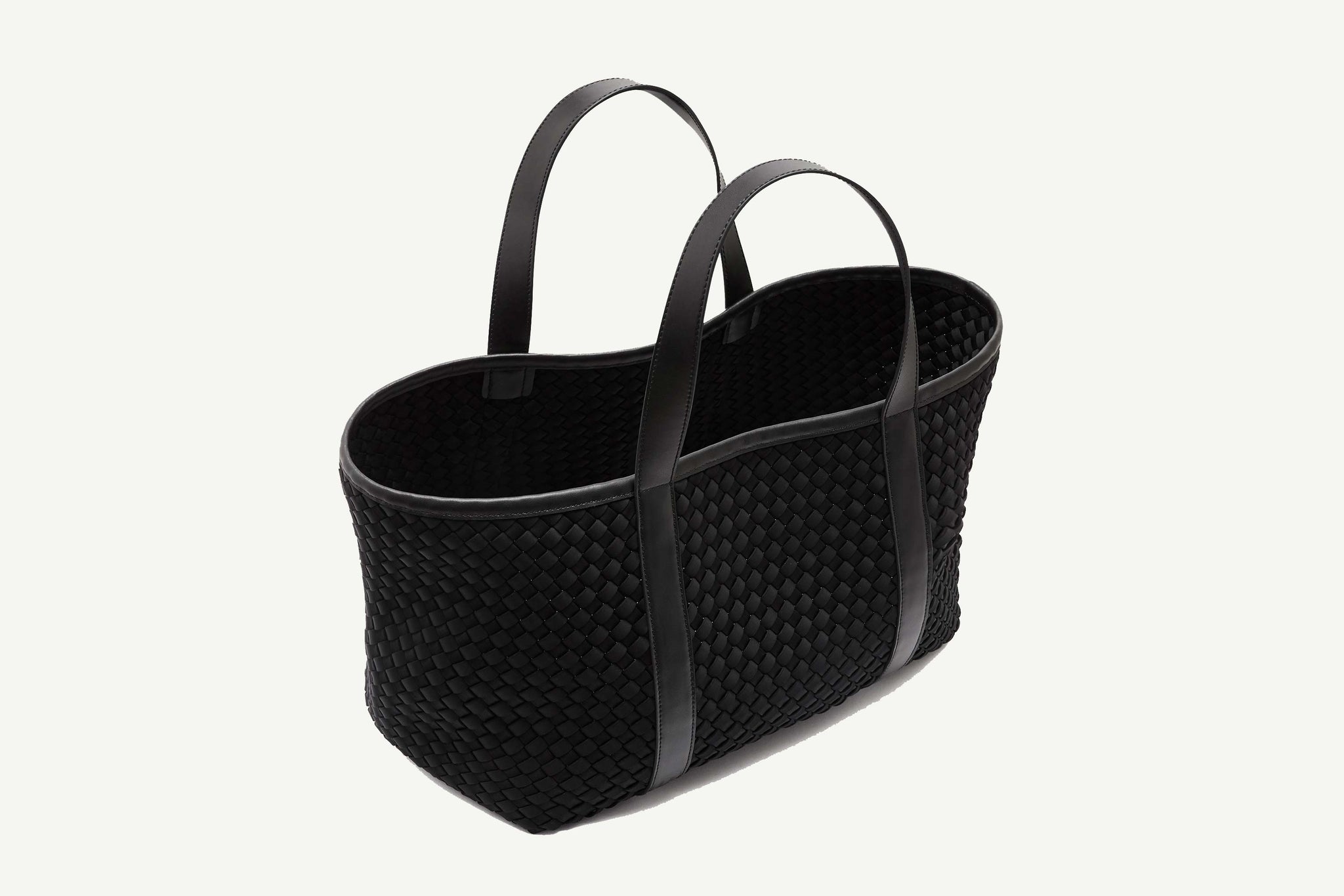 Rylan, Rylan Studio, Neoprene with Leather Carry All Tote, by Brooke Testoni, Tote Bag, Handbag