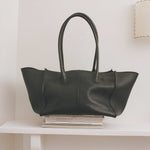 Rylan Black Grained Large Tote, by Brooke Testoni