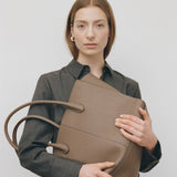 7.84 Desert Palm Grained Large Tote