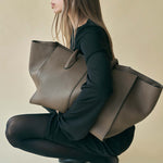 Rylan Desert Palm Grained Large Tote by Brooke Testoni