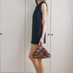 Rylan Mila Brown Suede Medium Tote by Brooke Testoni