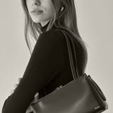 Rylan Phoebe Black Small Shoulder Bag by Brooke Testoni