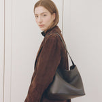 Rylan Tori Dark Brown Hobo Tote, Brooke Testoni