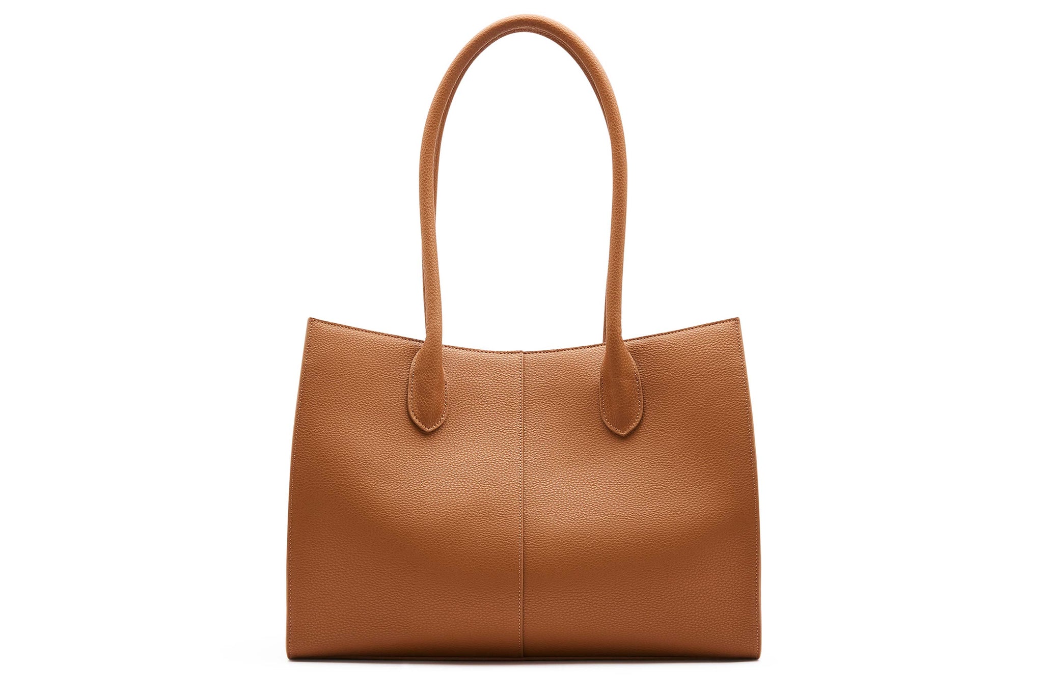 Rylan, Rylan Studio, Tan Grained Large Tote, Tote Bag, Brooke Testoni