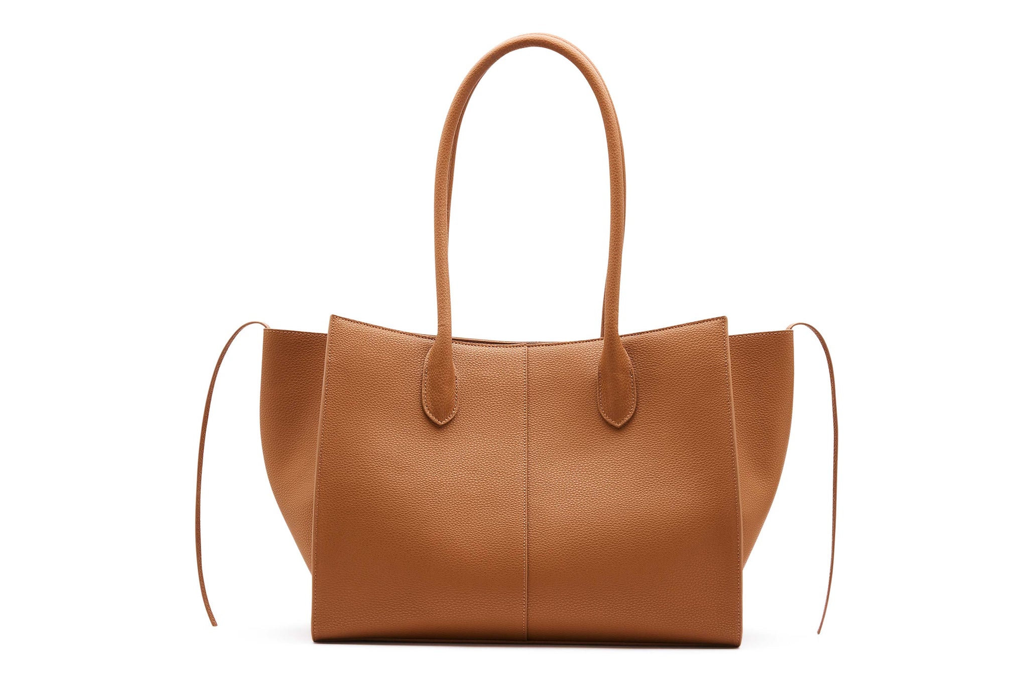 Rylan, Rylan Studio, Tan Grained Large Tote, Tote Bag, Brooke Testoni