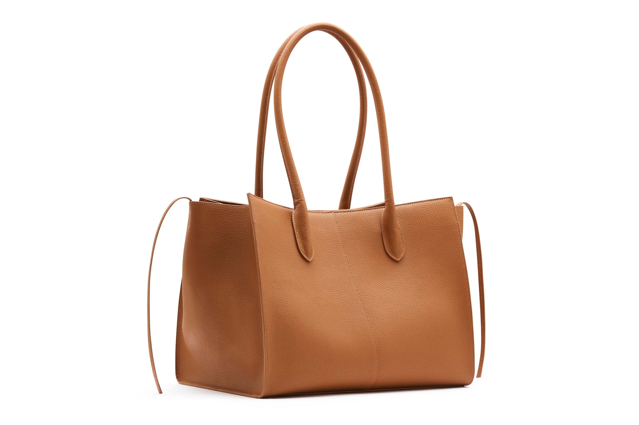 Rylan, Rylan Studio, Tan Grained Large Tote, Tote Bag, Brooke Testoni