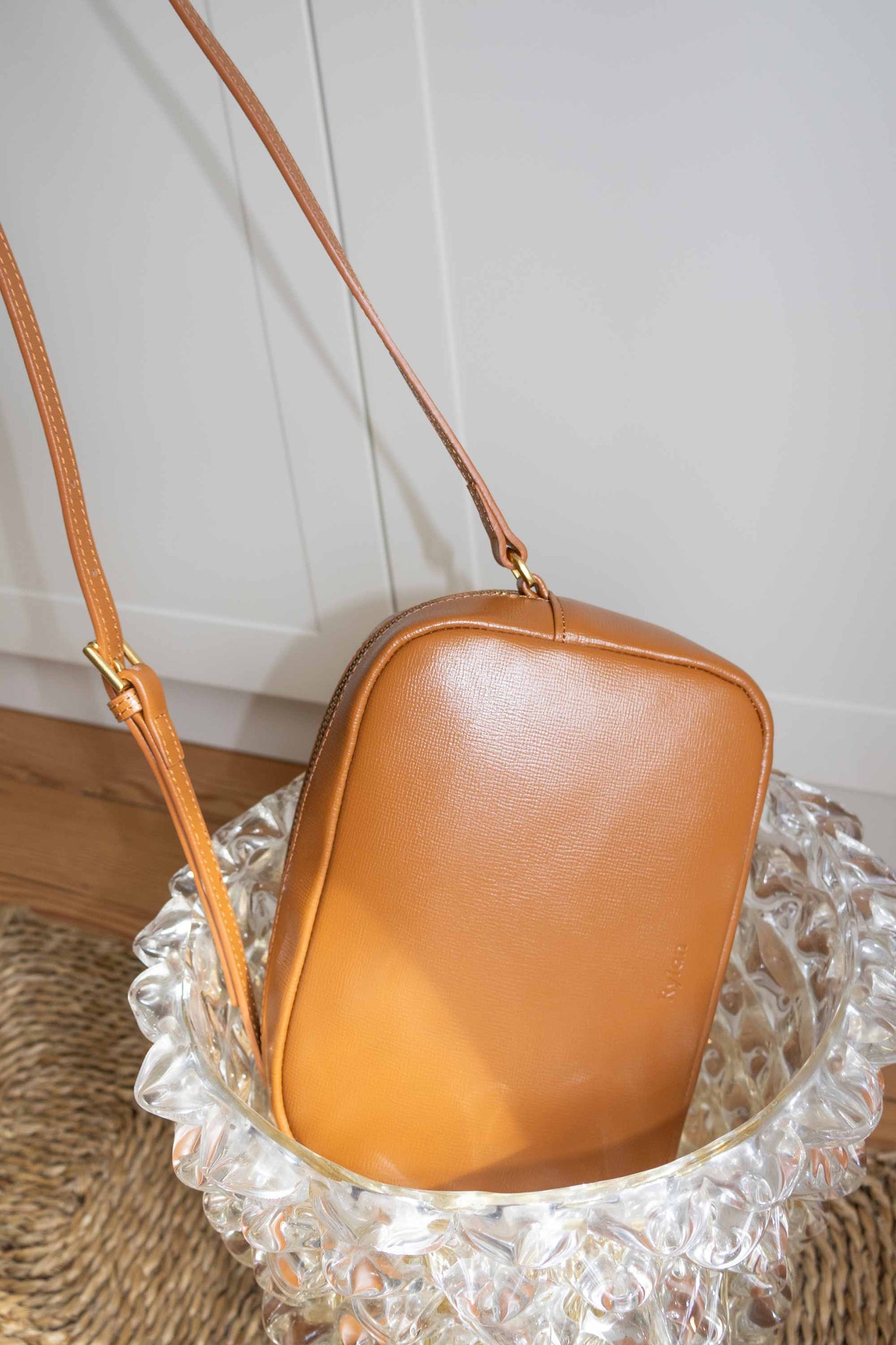 Tan Kara Shoulder Bag Sample