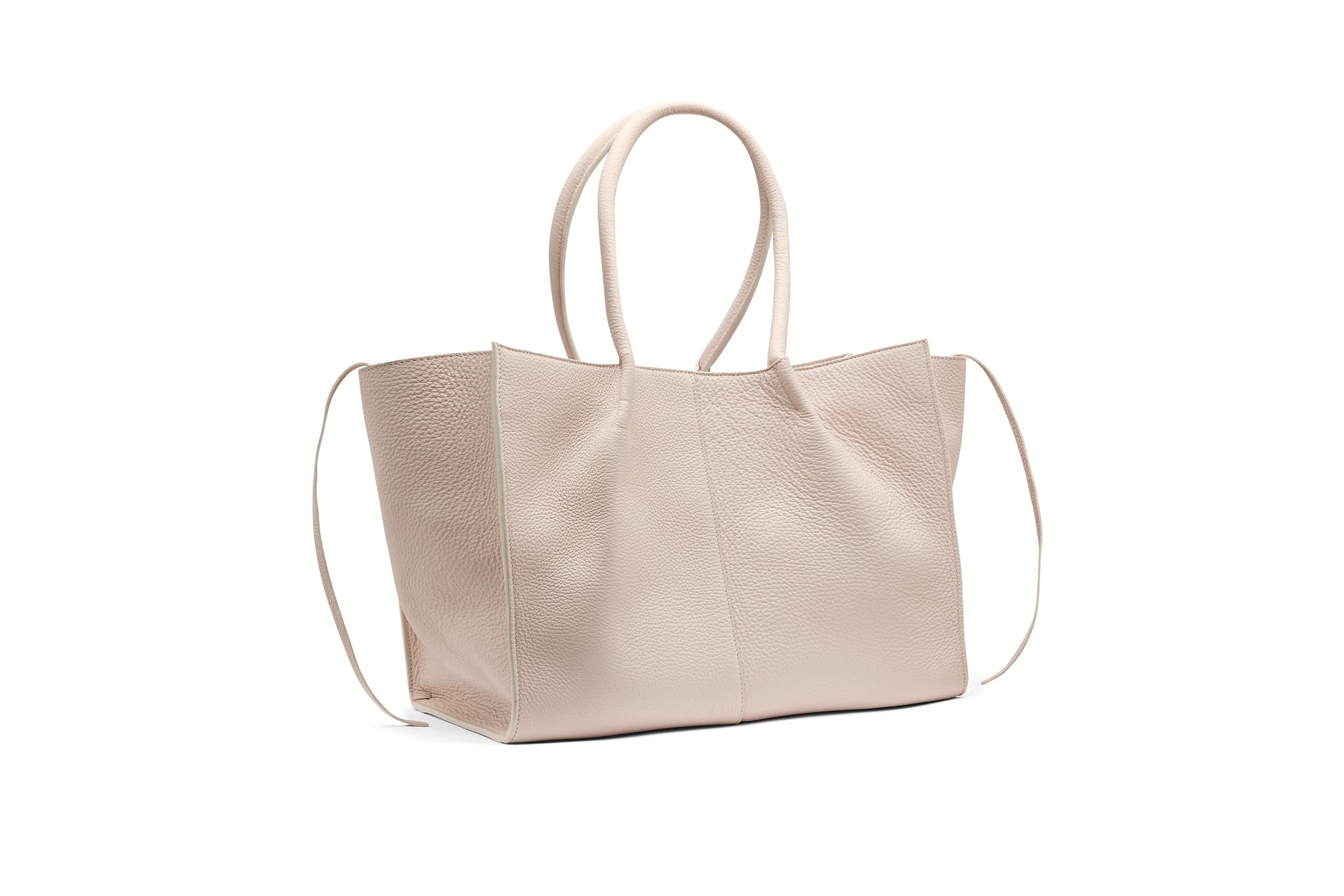 7.39 Bone Soft Grained Large Tote