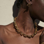 Rylan, Rylan Studio, Link Statement Necklace, Link Stud Earrings