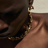 Rylan, Rylan Studio, Link Statement Necklace, Link Stud Earrings