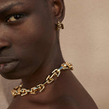 Rylan, Rylan Studio, Link Statement Necklace, Link Stud Earrings